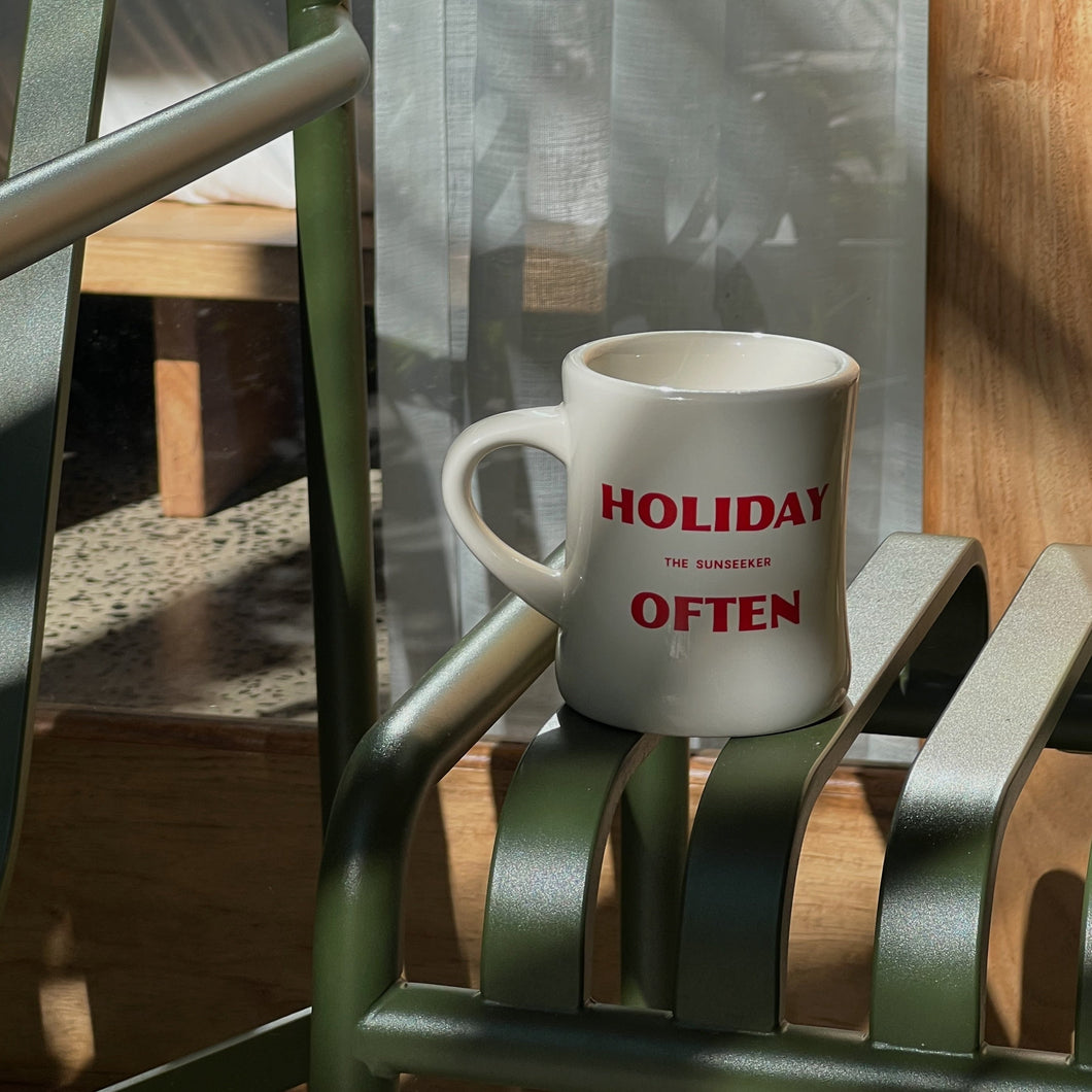 The Sunseeker 'Holiday Often' Mug